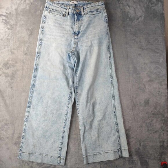 Oat Denim - Oat New York jeans High Rise Wide Leg Women's 27 Whitewashed 90s Edgy Hipster